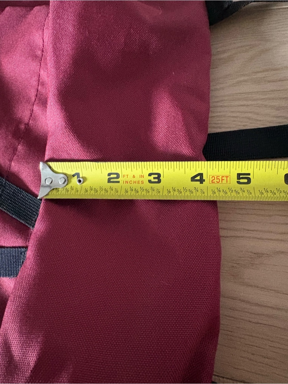 On Cloud Ambassador Backpack Gym Workout Tote Bag Maroon - Picture 9 of 9